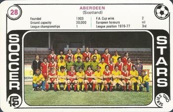 1977-78 FKS Trump Soccer Stars Series Two #28 Aberdeen Front