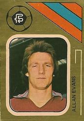 1978 FKS Publishers Soccer Stars Golden Collection #19 Allan Evans Front