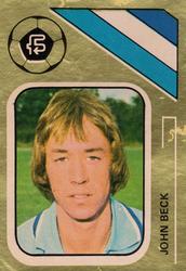 1978 FKS Publishers Soccer Stars Golden Collection #87 John Beck Front
