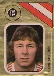 1978 FKS Publishers Soccer Stars Golden Collection #210 David Shearer Front