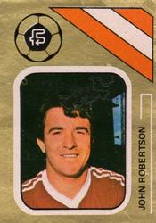 1978 FKS Publishers Soccer Stars Golden Collection #235 John Robertson Front