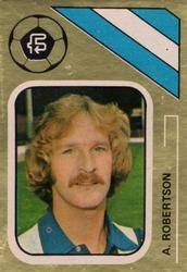1978 FKS Publishers Soccer Stars Golden Collection #290 Alistair Robertson Front