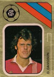 1978 FKS Publishers Soccer Stars Golden Collection #311 Duncan Davidson Front