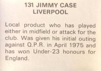 1979-80 FKS Publishers Soccer Stars 80 #131 Jimmy Case Back
