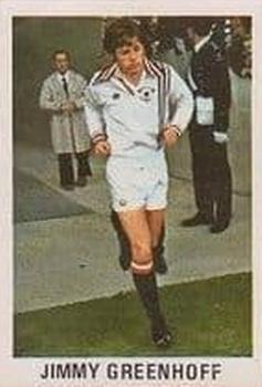 1979-80 FKS Publishers Soccer Stars 80 #175 Jimmy Greenhoff Front