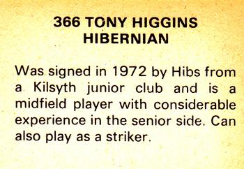 1979-80 FKS Publishers Soccer Stars 80 #366 Tony Higgins Back