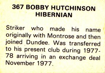 1979-80 FKS Publishers Soccer Stars 80 #367 Bobby Hutchinson Back