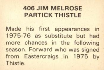 1979-80 FKS Publishers Soccer Stars 80 #406 Jim Melrose Back