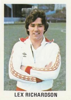 1979-80 FKS Publishers Soccer Stars 80 #433 Lex Richardson Front