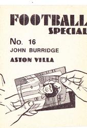 1977-78 Americana Football Special #16 John Burridge Back
