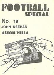 1977-78 Americana Football Special #19 John Deehan Back
