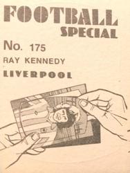 1977-78 Americana Football Special #175 Ray Kennedy Back