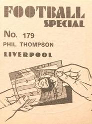 1977-78 Americana Football Special #179 Phil Thompson Back