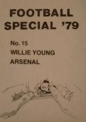 1978-79 Americana Football Special 79 #15 Willie Young Back