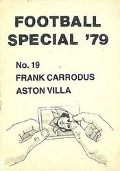 1978-79 Americana Football Special 79 #19 Frank Carrodus Back