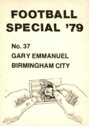 1978-79 Americana Football Special 79 #37 John Emanuel Back