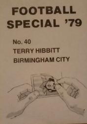 1978-79 Americana Football Special 79 #40 Terry Hibbitt Back