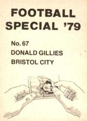1978-79 Americana Football Special 79 #67 Don Gillies Back