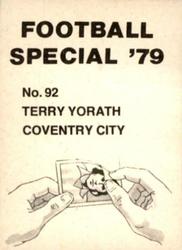 1978-79 Americana Football Special 79 #92 Terry Yorath Back