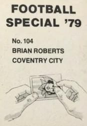 1978-79 Americana Football Special 79 #104 Brian Roberts Back