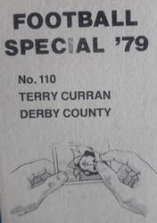 1978-79 Americana Football Special 79 #110 Terry Curran Back
