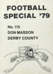 1978-79 Americana Football Special 79 #115 Don Masson Back