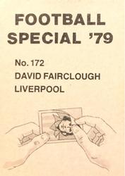 1978-79 Americana Football Special 79 #172 David Fairclough Back