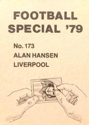 1978-79 Americana Football Special 79 #173 Alan Hansen Back