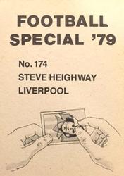 1978-79 Americana Football Special 79 #174 Steve Heighway Back