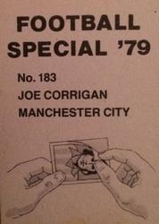 1978-79 Americana Football Special 79 #183 Joe Corrigan Back
