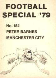 1978-79 Americana Football Special 79 #184 Peter Barnes Back