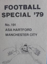 1978-79 Americana Football Special 79 #191 Asa Hartford Back