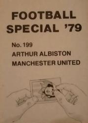 1978-79 Americana Football Special 79 #199 Arthur Albiston Back