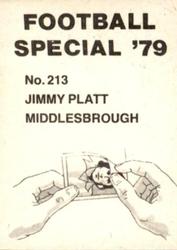 1978-79 Americana Football Special 79 #213 Jim Platt Back