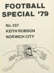 1978-79 Americana Football Special 79 #237 Keith Robson Back