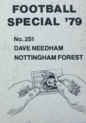 1978-79 Americana Football Special 79 #251 Dave Needham Back