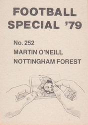 1978-79 Americana Football Special 79 #252 Martin O'Neill Back