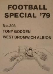 1978-79 Americana Football Special 79 #303 Tony Godden Back