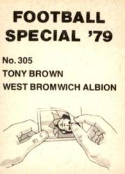 1978-79 Americana Football Special 79 #305 Tony Brown Back