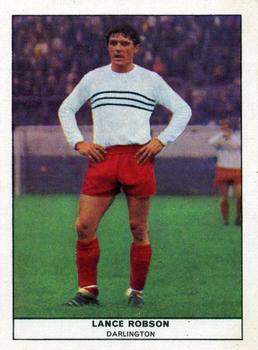 1969-70 Anglo Confectionery Football Quiz #20 Lance Robson Front