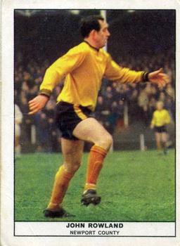 1969-70 Anglo Confectionery Football Quiz #21 John Rowland Front