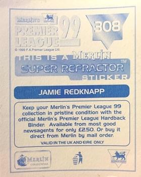 1998-99 Merlin Premier League 99 #308 Jamie Redknapp Back