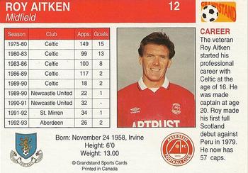 1993-94 Grandstand Footballers #12 Roy Aitken Back