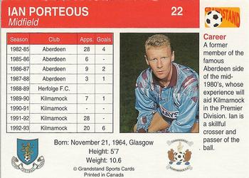 1993-94 Grandstand Footballers #22 Ian Porteous Back