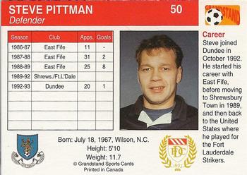 1993-94 Grandstand Footballers #50 Steve Pittman Back