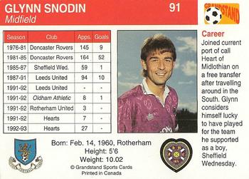 1993-94 Grandstand Footballers #91 Glynn Snodin Back