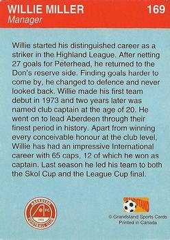1993-94 Grandstand Footballers #169 Willie Miller Back