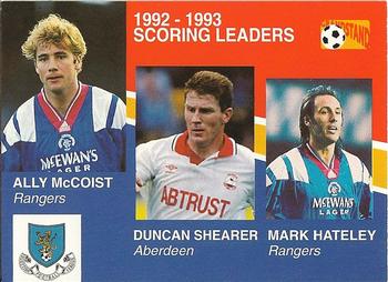 1993-94 Grandstand Footballers #199 Ally McCoist / Duncan Shearer / Mark Hateley Front