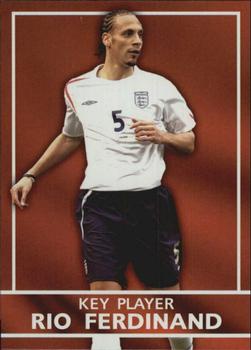 2005 Topps England - Red Foil #S4 Rio Ferdinand Front
