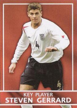 2005 Topps England - Red Foil #S6 Steven Gerrard Front